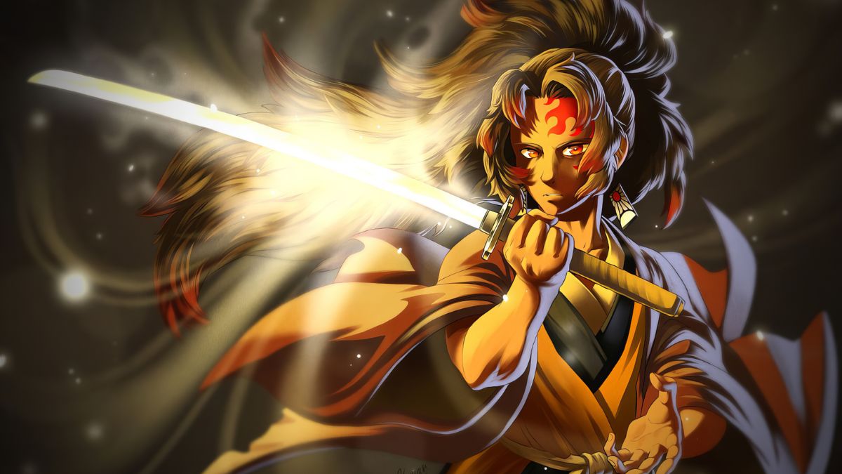 Hình nền Yoriichi siêu ngầu 8K