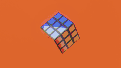 Hình nền chuyển động 3D khối rubik