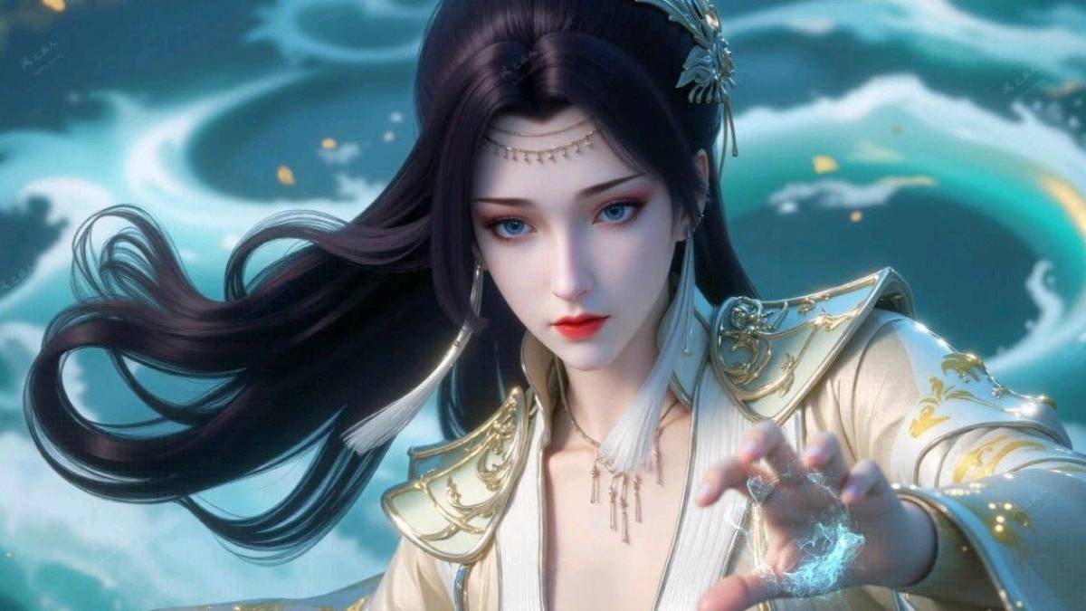 Hình nền hoạt hình 3D Trung Quốc lấp lánh