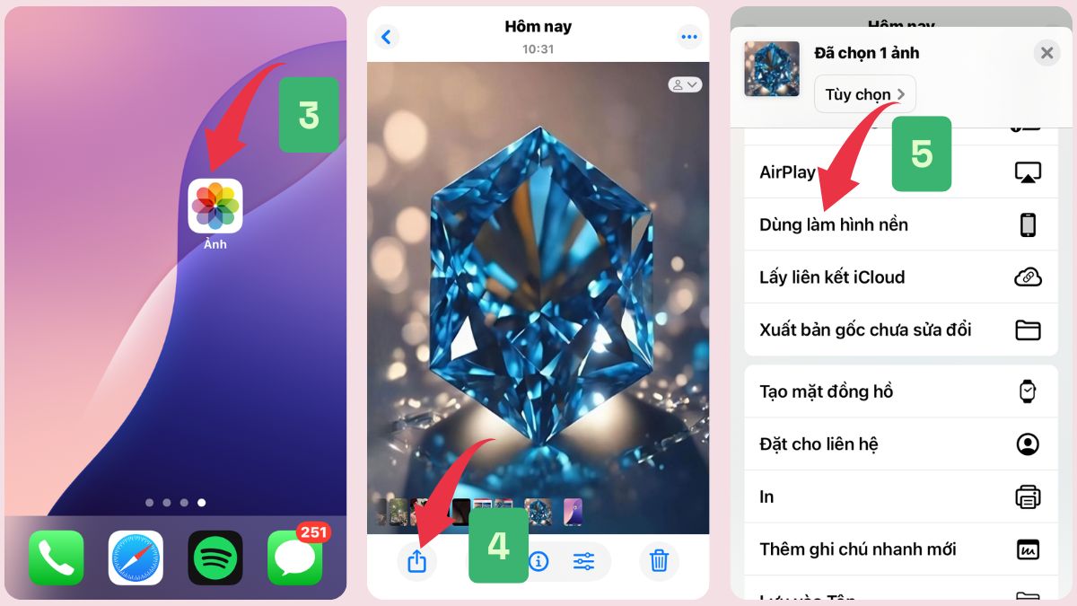 Cách tải hình nền không gian 3D đơn giản - bước 2
