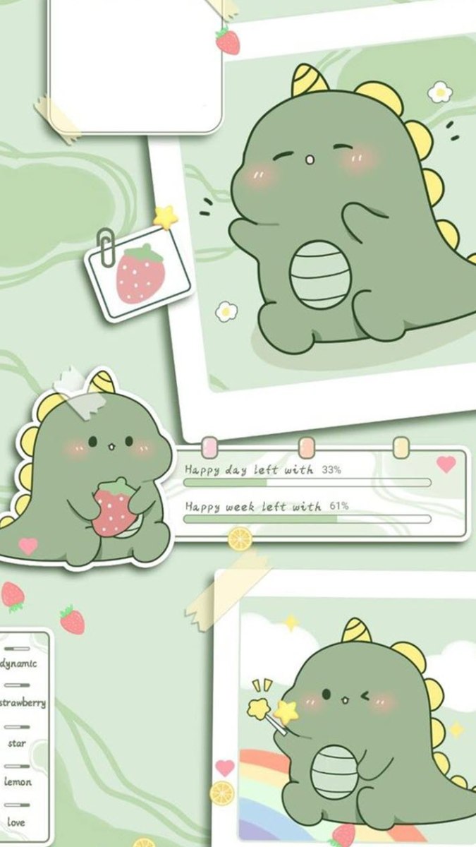 Hình nền Khủng Long baby siêu dễ thương