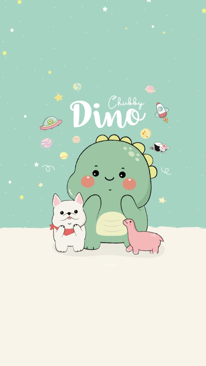 Hình nền Khủng Long baby ngộ nghĩnh đáng yêu