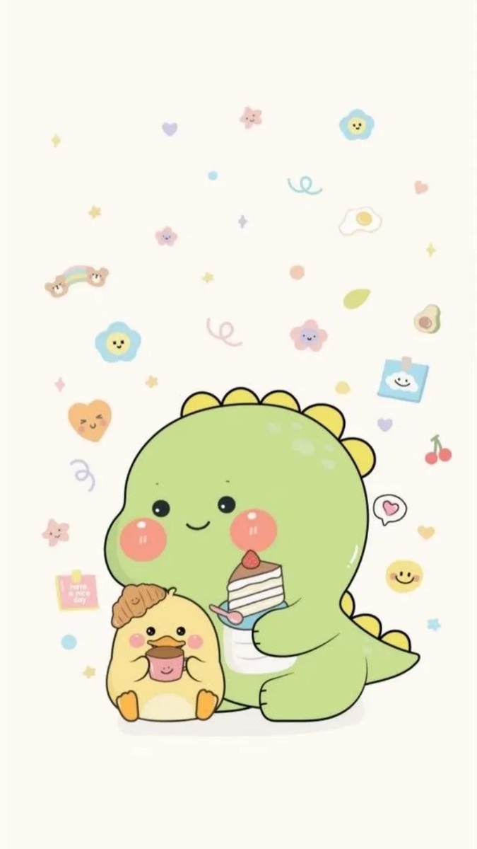 Hình nền Khủng Long baby phong cách hoạt hình