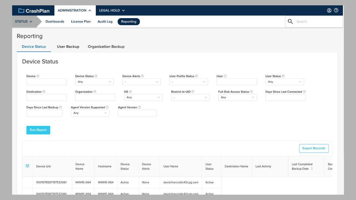 Phần mềm khôi phục dữ liệu ổ cứng CrashPlan 
