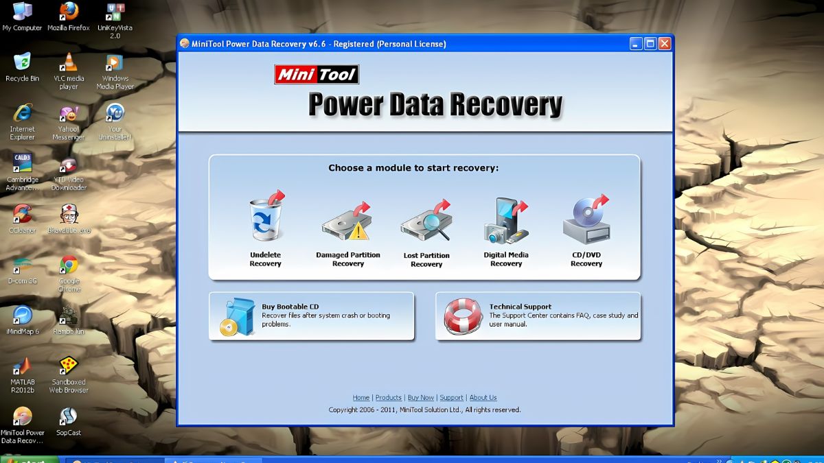 Phần mềm khôi phục dữ liệu ổ cứng MiniTool Power Data Recovery