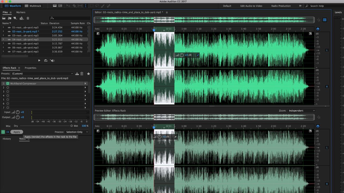 Phần mềm thu âm trên máy tính Adobe Audition