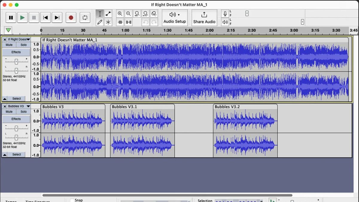 Phần mềm thu âm trên máy tính Audacity