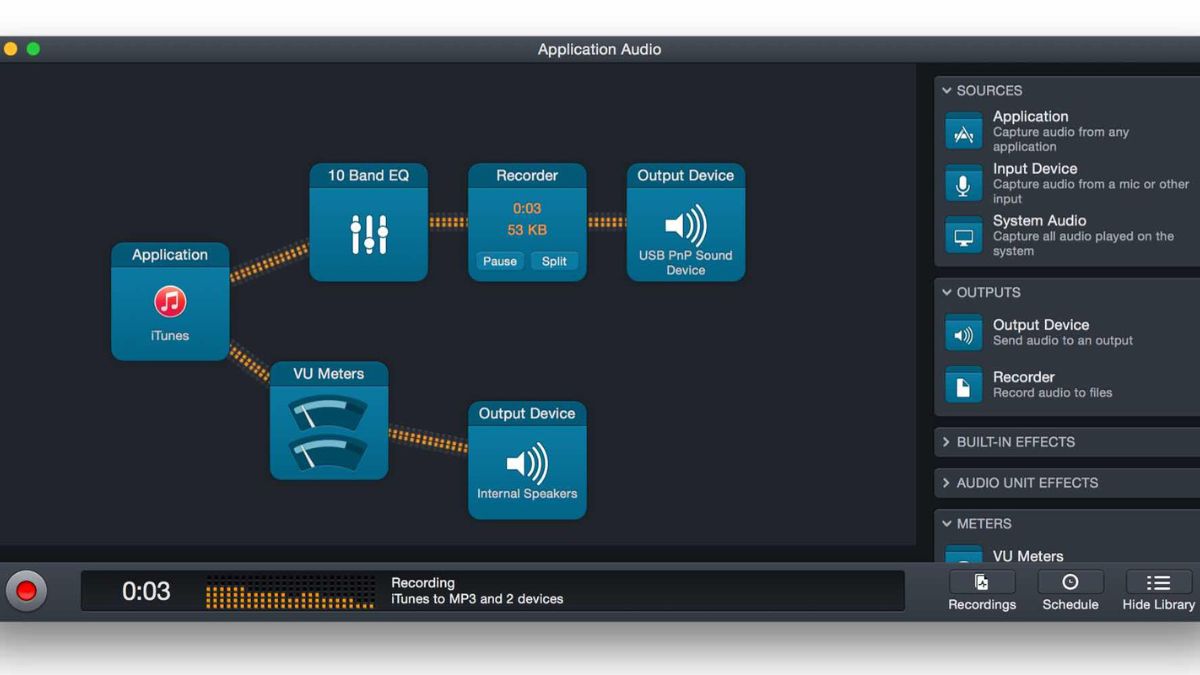 Phần mềm thu âm trên máy tính Audio Hijack