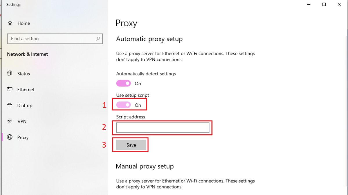 Cách thiết lập Proxy an toàn cho Chrome - bước 3