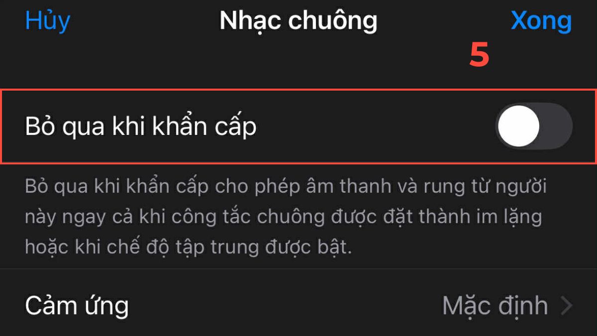 Cách cài số điện thoại ưu tiên trên iPhone bằng cách dùng Emergency Bypass - bước 3