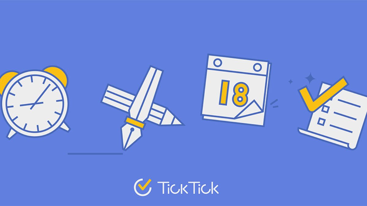 TickTick đánh dấu và xóa công việc đã hoàn thành