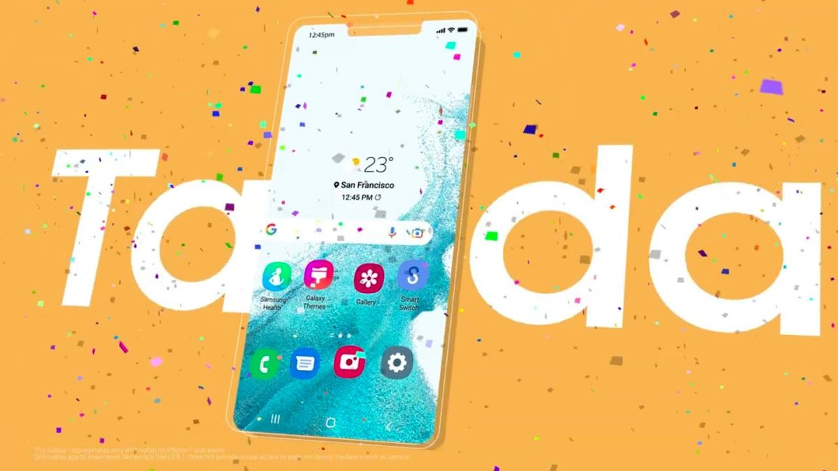 Những tính năng Try Galaxy on your iPhone 