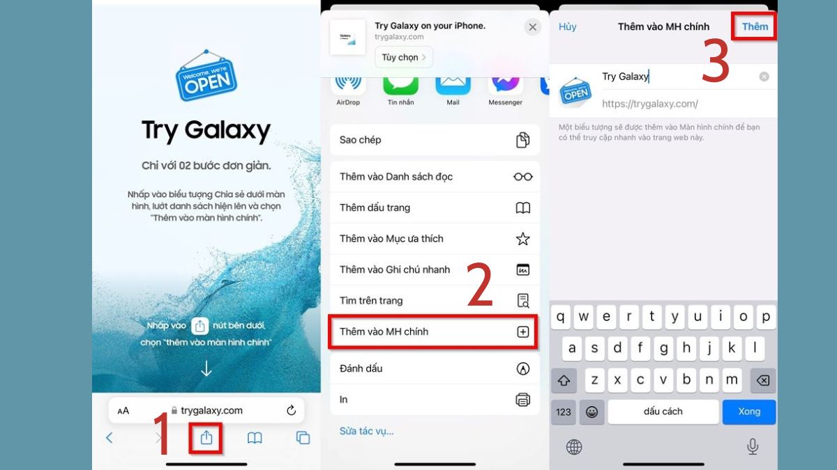 Cách sử dụng Try Galaxy on your iPhone - bước 1