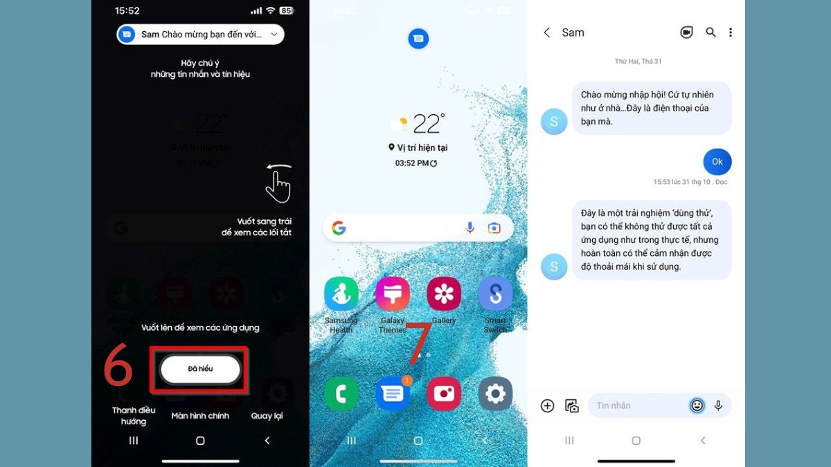 Cách sử dụng Try Galaxy on your iPhone - bước 3