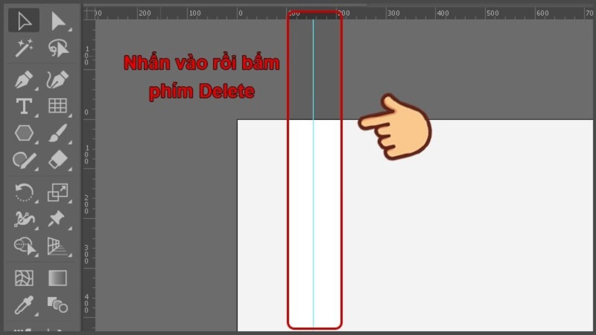 Sử dụng Guide để vẽ đối xứng trong Illustrator - bước 3