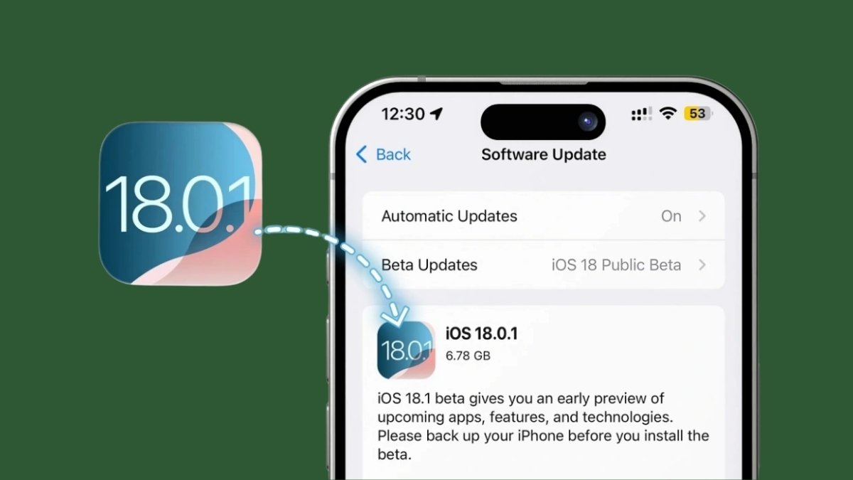Phiên bản iOS 18.0.1