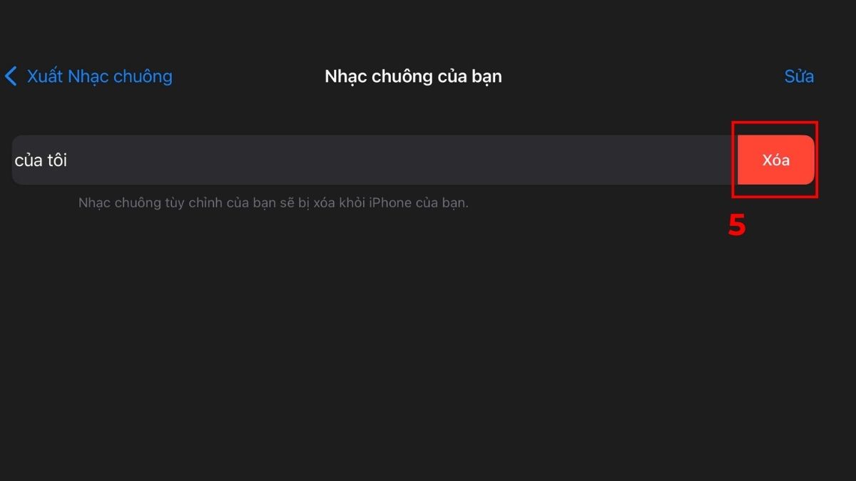 Cách xóa nhạc chuông trên iPhone bằng GarageBand - bước 5