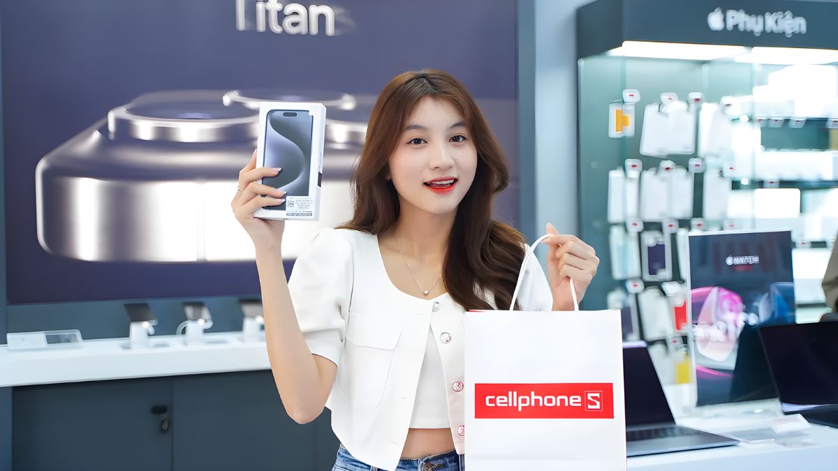 Giá bán iPhone 15 Pro Max tại CellphoneS