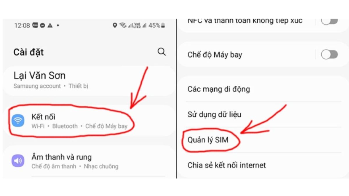 Cách cài đặt eSIM Samsung đơn giản