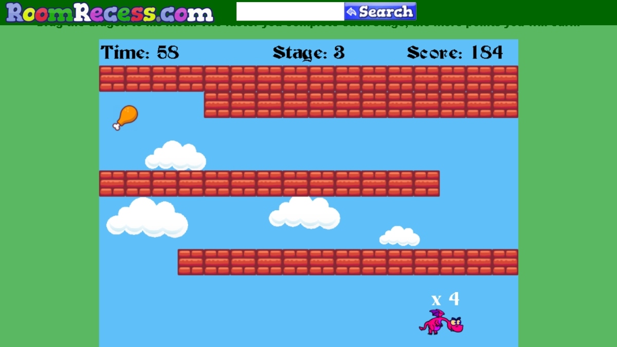 Game chơi bằng chuột miễn phí Dragon Drop