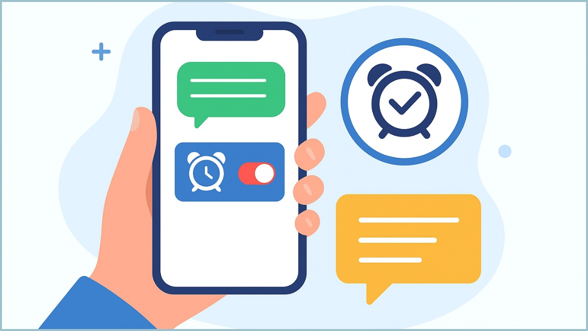 Lợi ích khi hẹn giờ gửi tin nhắn trên iPhone