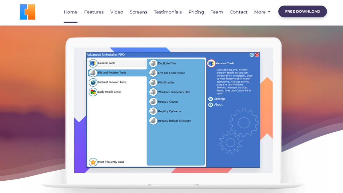 Phần mềm gỡ cài đặt Advanced Uninstaller PRO
