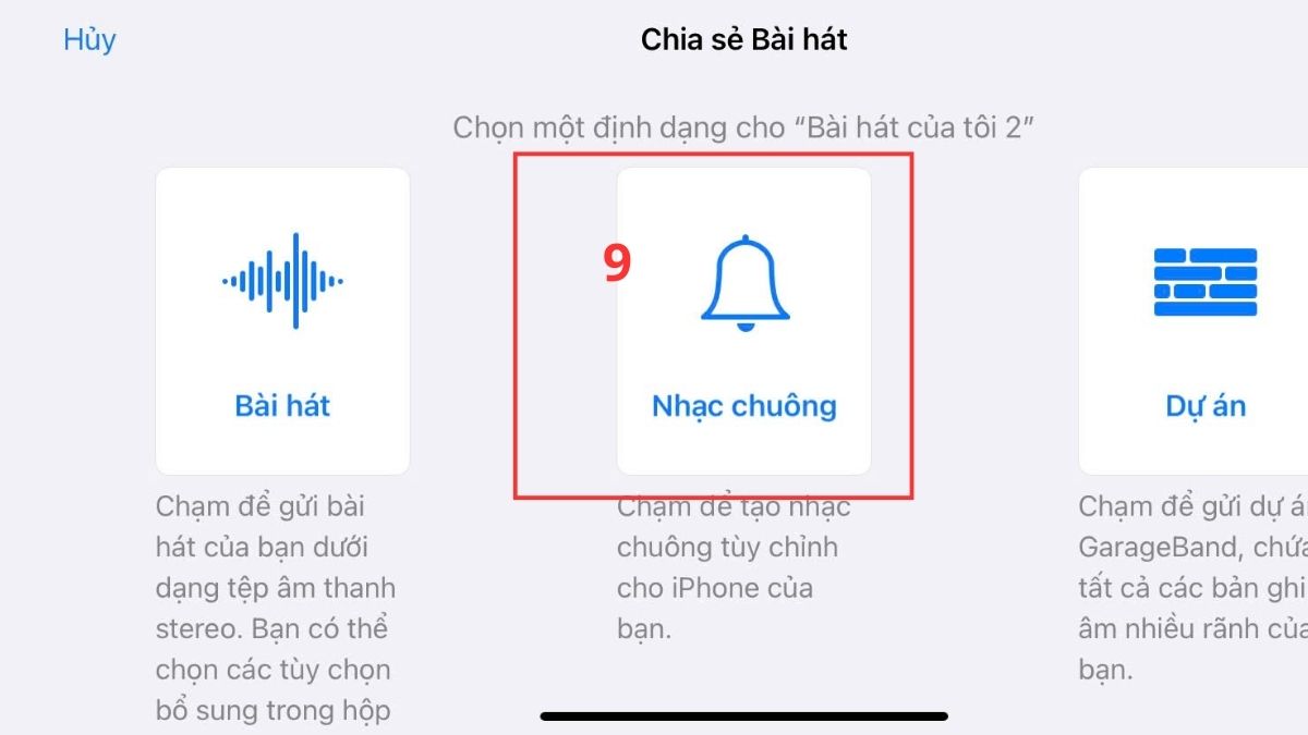 Tải nhạc chuông iPhone 11 Pro Max bằng GarageBand - bước 6