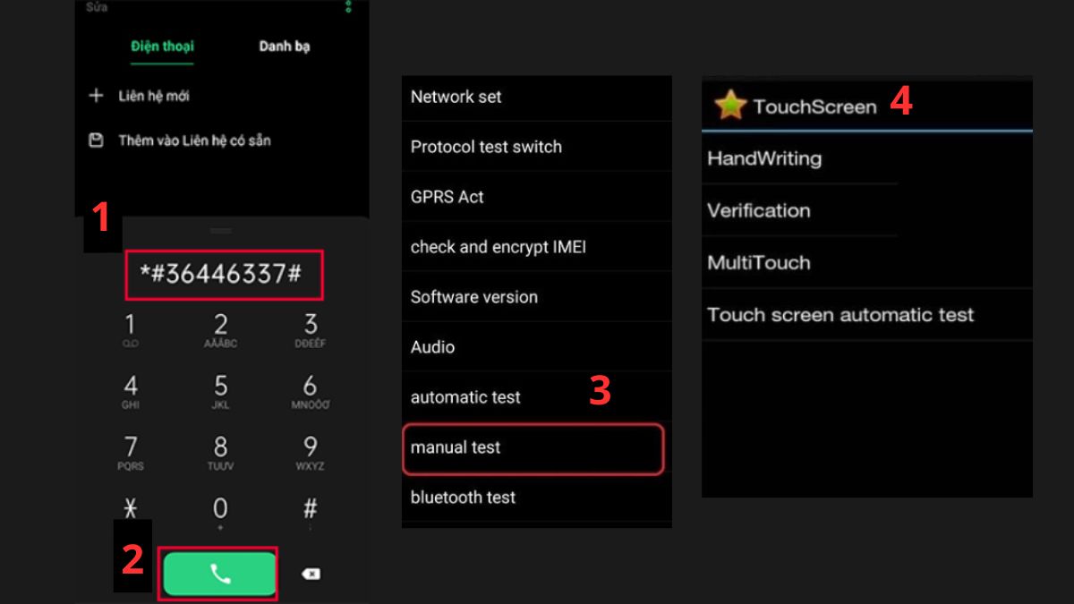 Cách test màn hình OPPO bằng mã test đơn giản