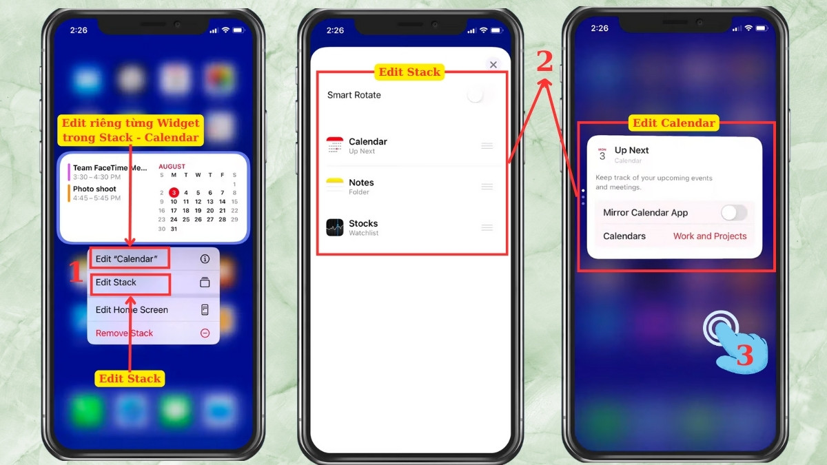 Cách chỉnh sửa Widget cho iPhone