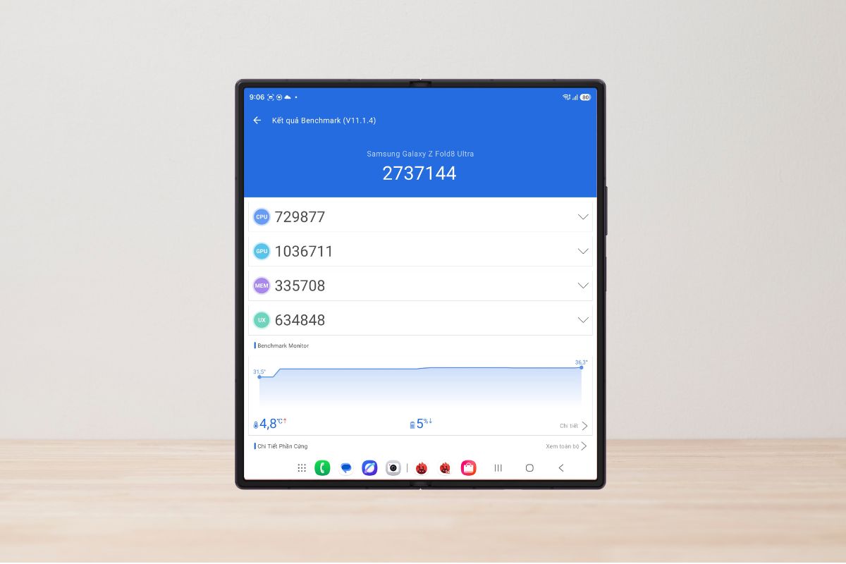 Antutu Samsung Galaxy Z Fold8 Ultra 