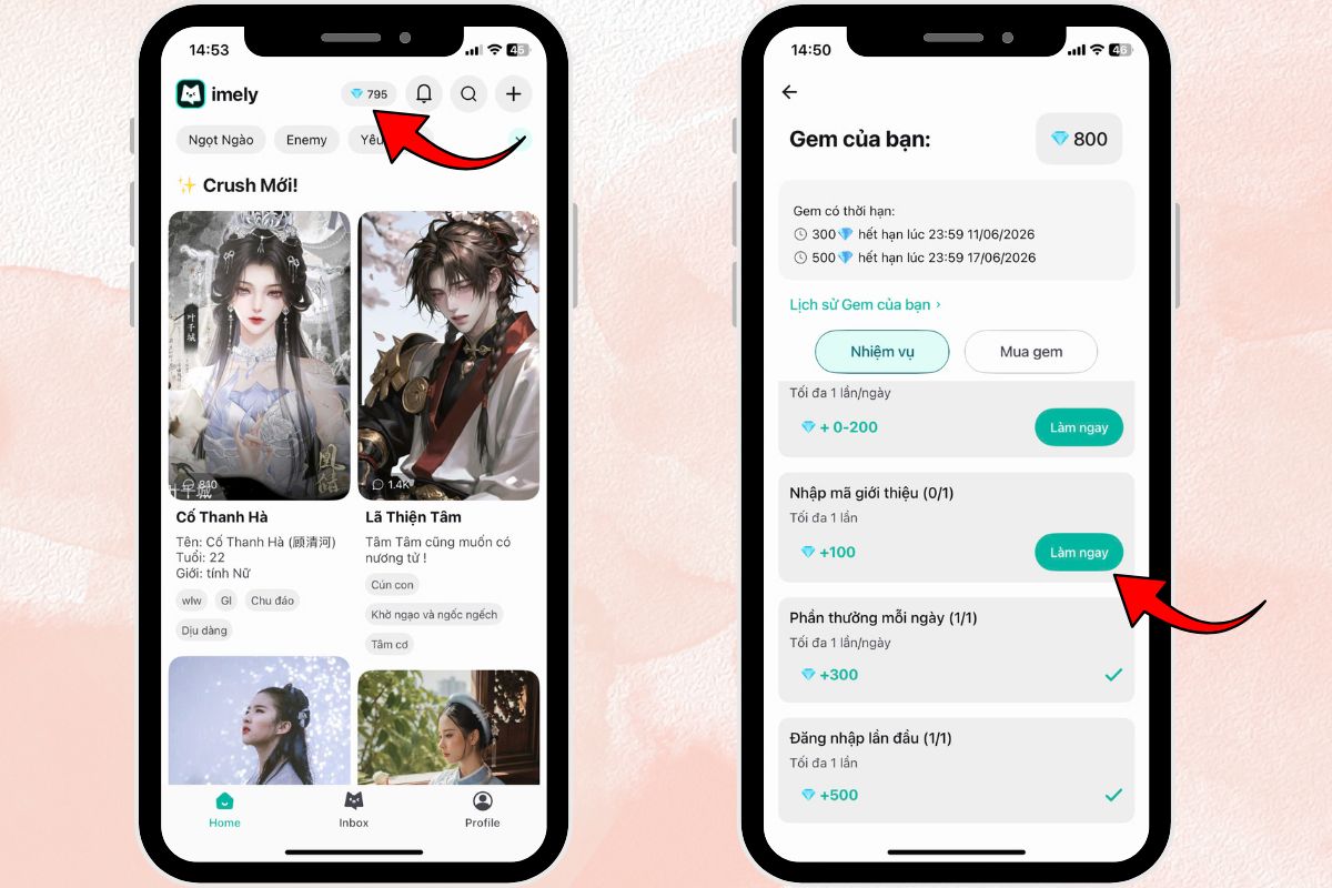 Cách nhận Gem miễn phí