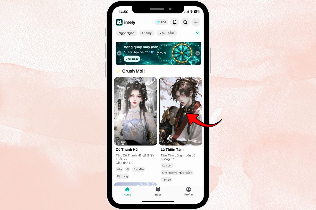 Tìm kiếm nhân vật