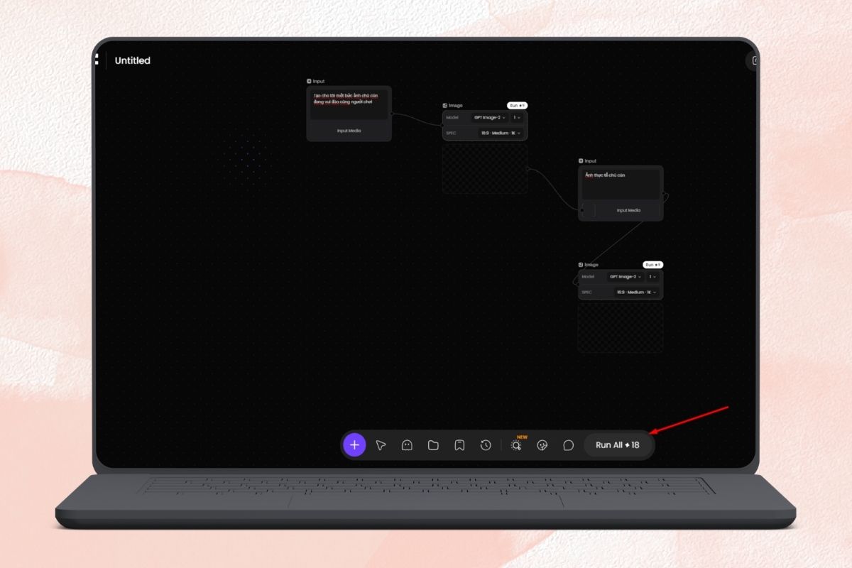 Chạy workflow và tải kết quả