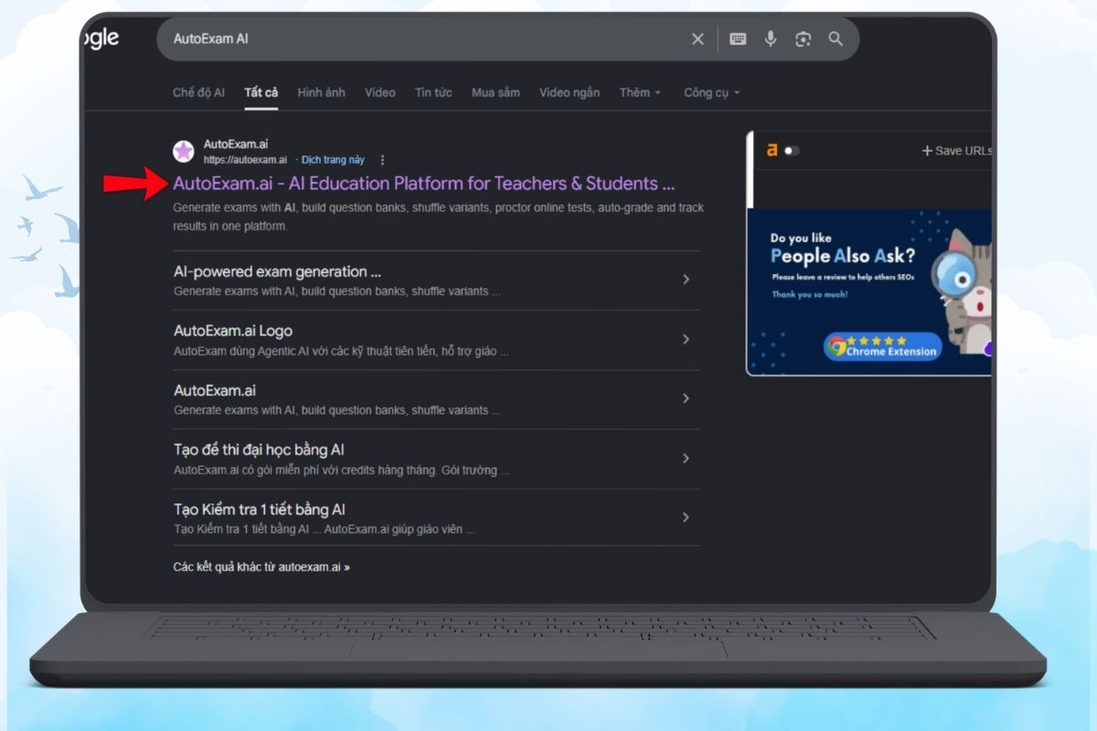 Truy cập AutoExam.ai