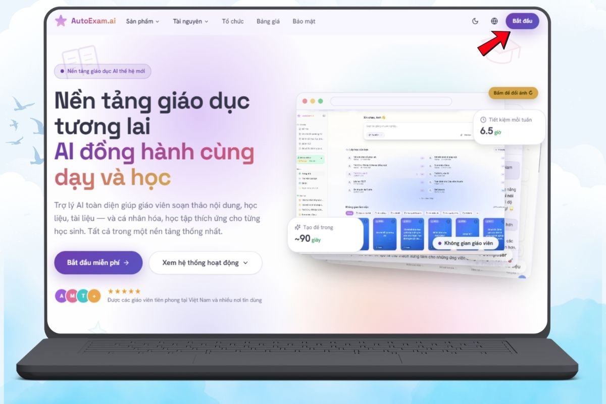 Bắt đầu sử dụng nền tảng