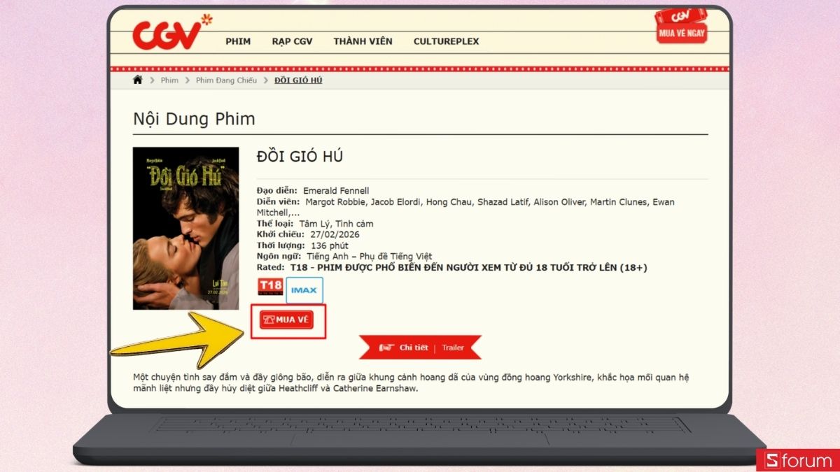 mua vé đồi gió hú