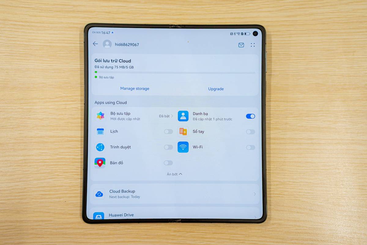 Hoàn tất thiết lập