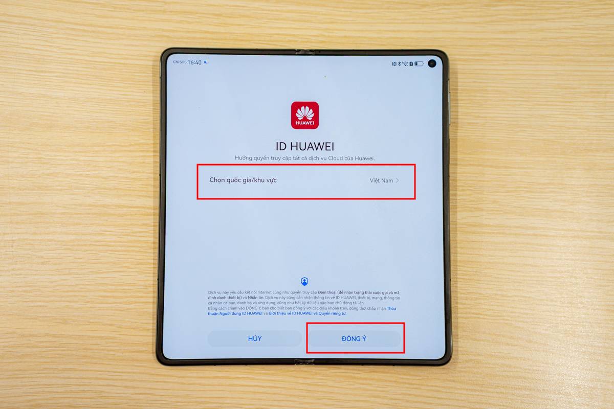 Lựa chọn khu vực