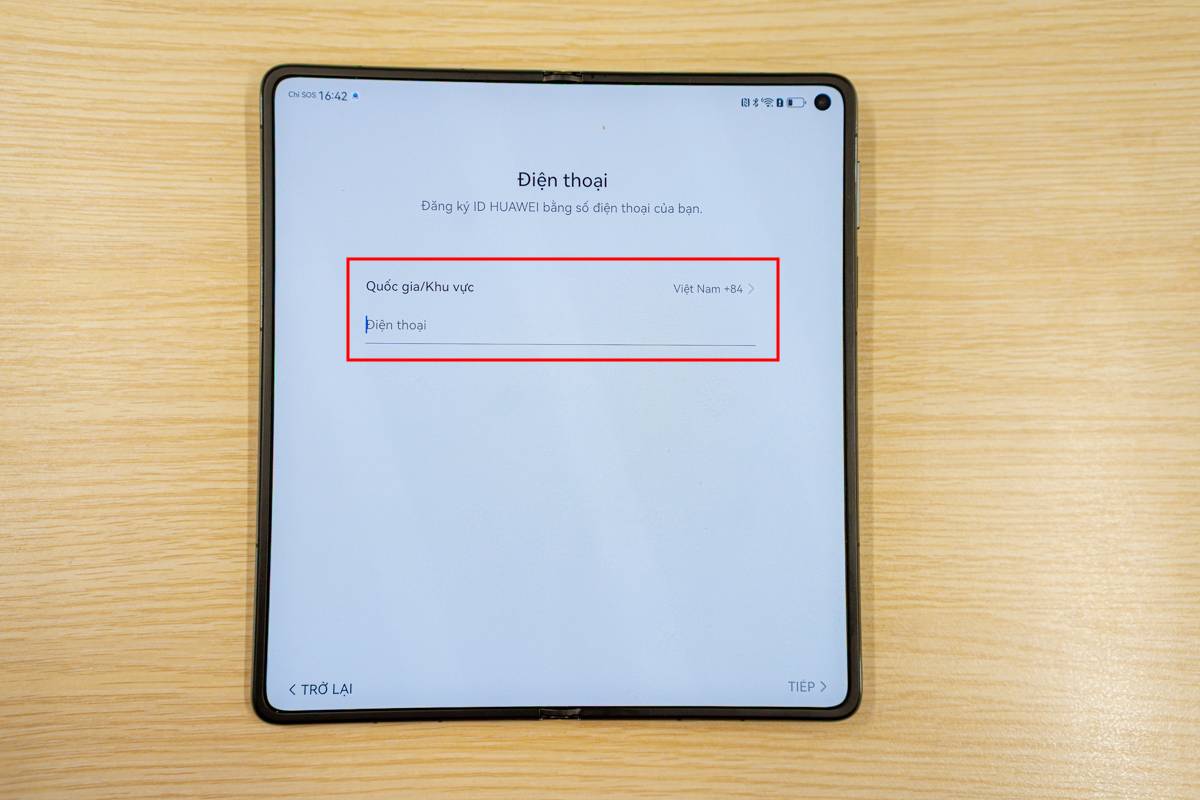 nhập số điện thoại