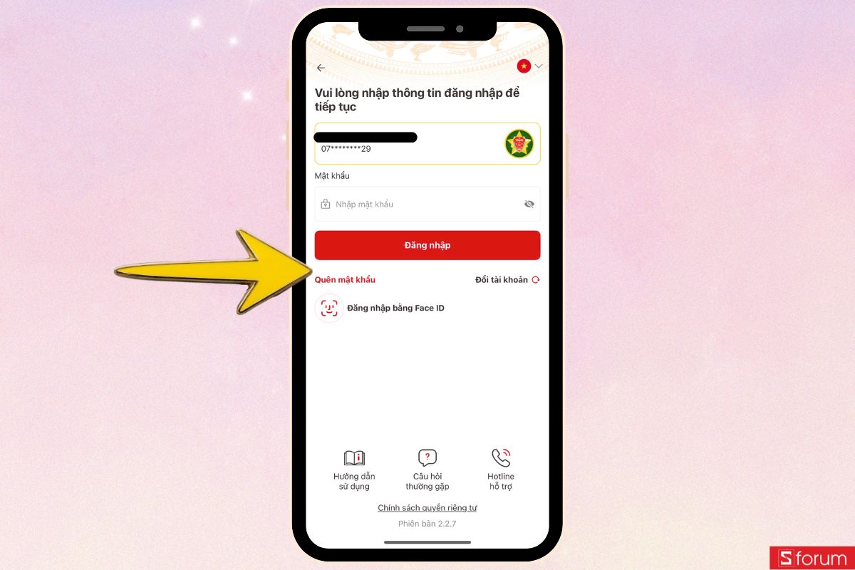 Mở ứng dụng VNeID