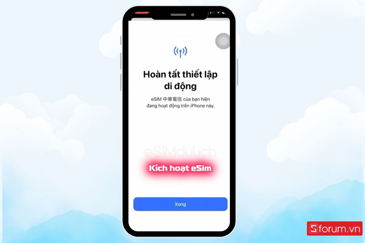 Hoàn tất và kích hoạt