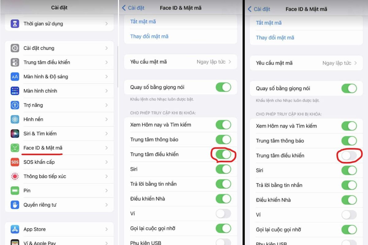 Khóa Trung tâm điều khiển