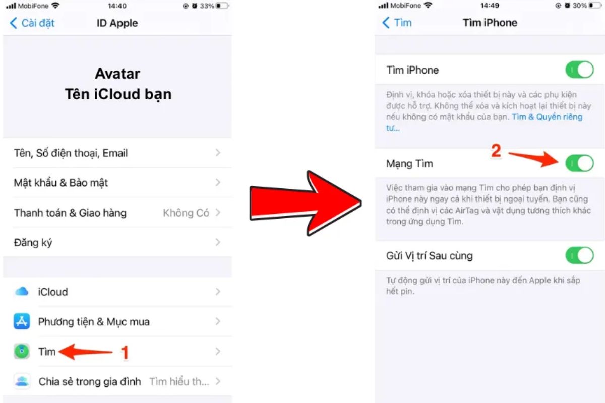 Định vị ngay cả khi iPhone sập nguồn