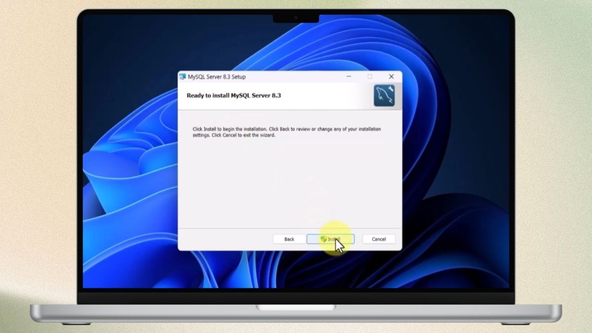 Bấm Install