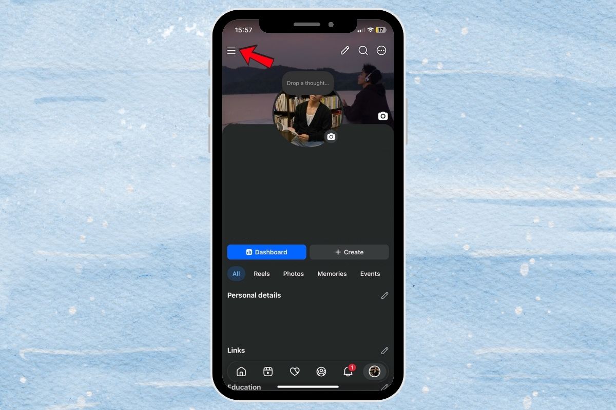 Mở ứng dụng Facebook