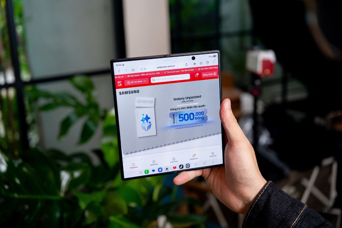 Galaxy Z Fold 8 Ultra đặc biệt phù hợp với người thường xuyên xử lý công việc và đa nhiệm