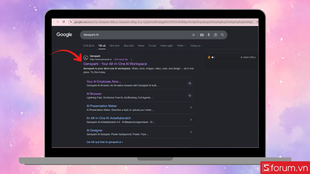 Tìm kiếm Genspark AI