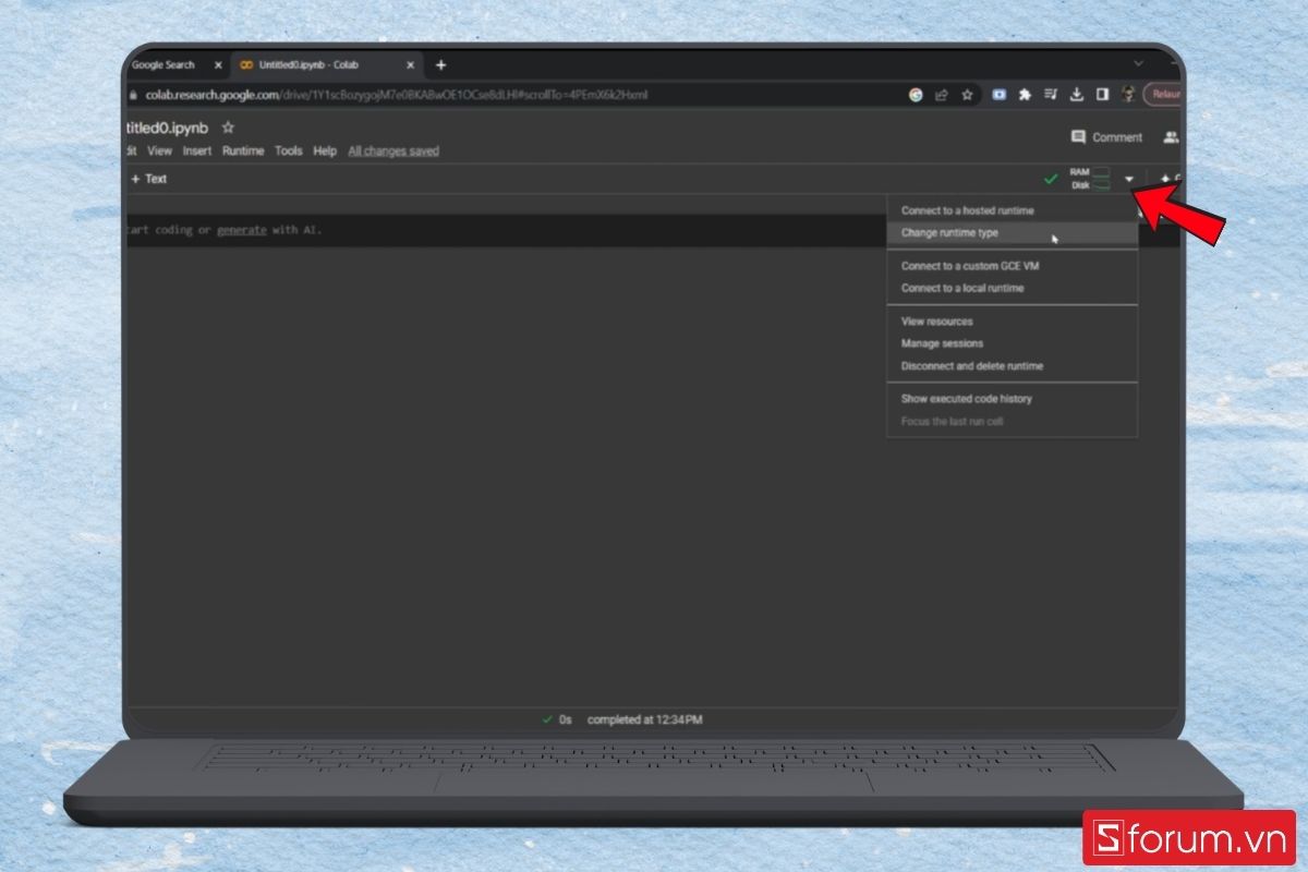 Tùy chỉnh phần cứng Runtime