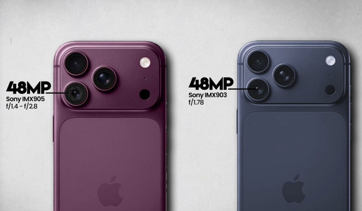 So sánh hình ảnh iPhone 18 Pro Max với iPhone 17 Pro Max