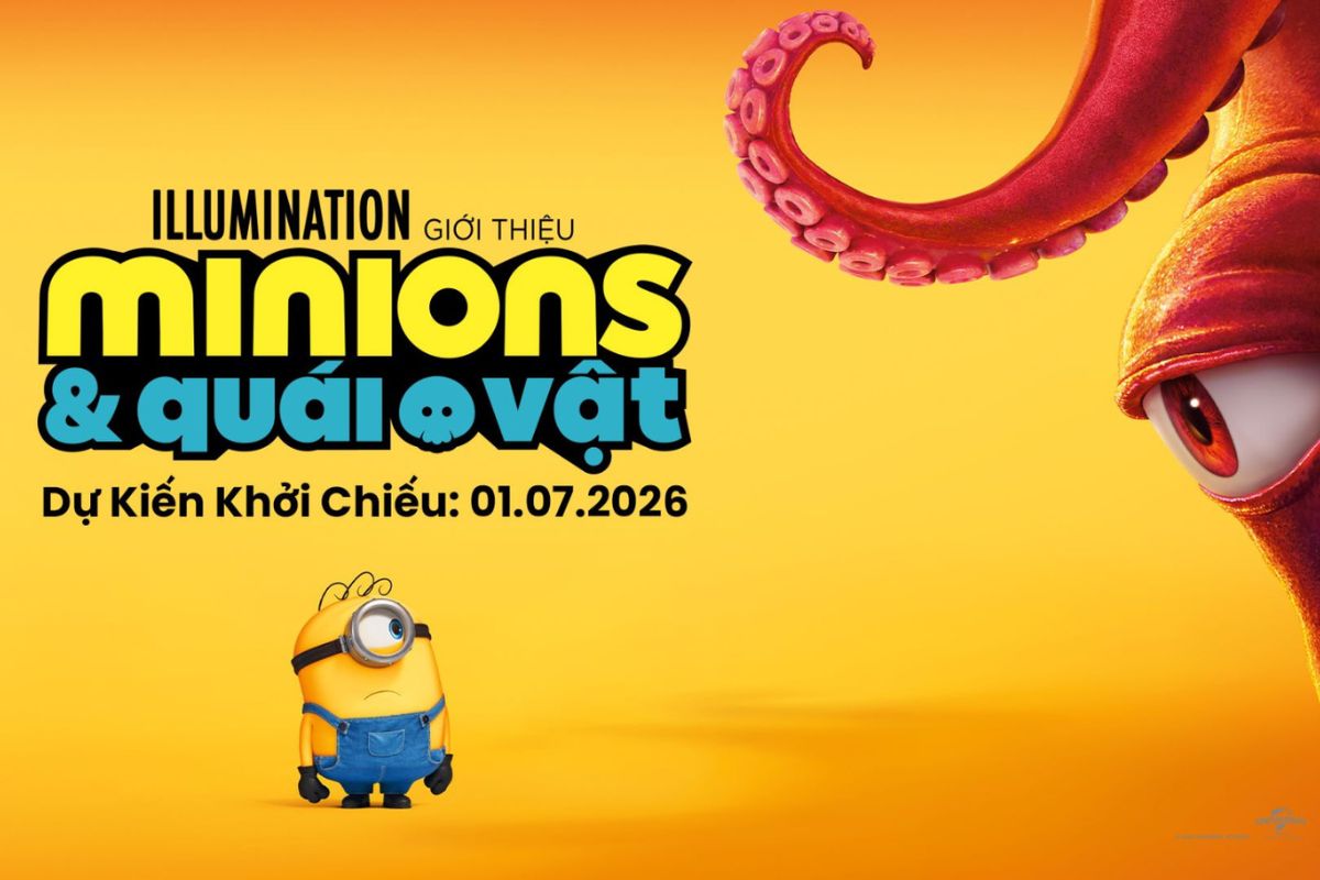 Hướng dẫn đặt vé xem phim Minions & Quái Vật 2026 nhanh chóng và đơn giản
